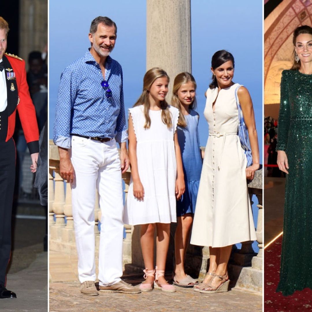 When royals colour co-ordinate! Matching looks from Prince Harry and Meghan, Prince William and Kate and more