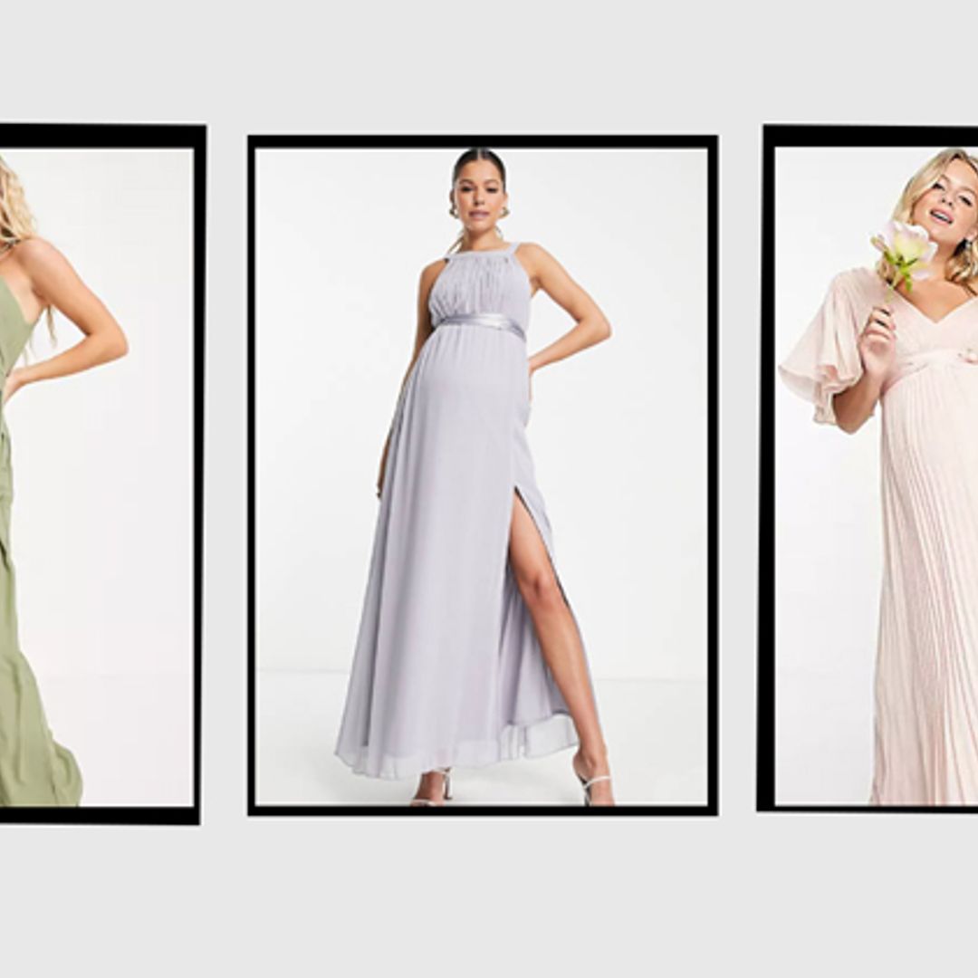 Exquisite maternity gowns for every shape and budget