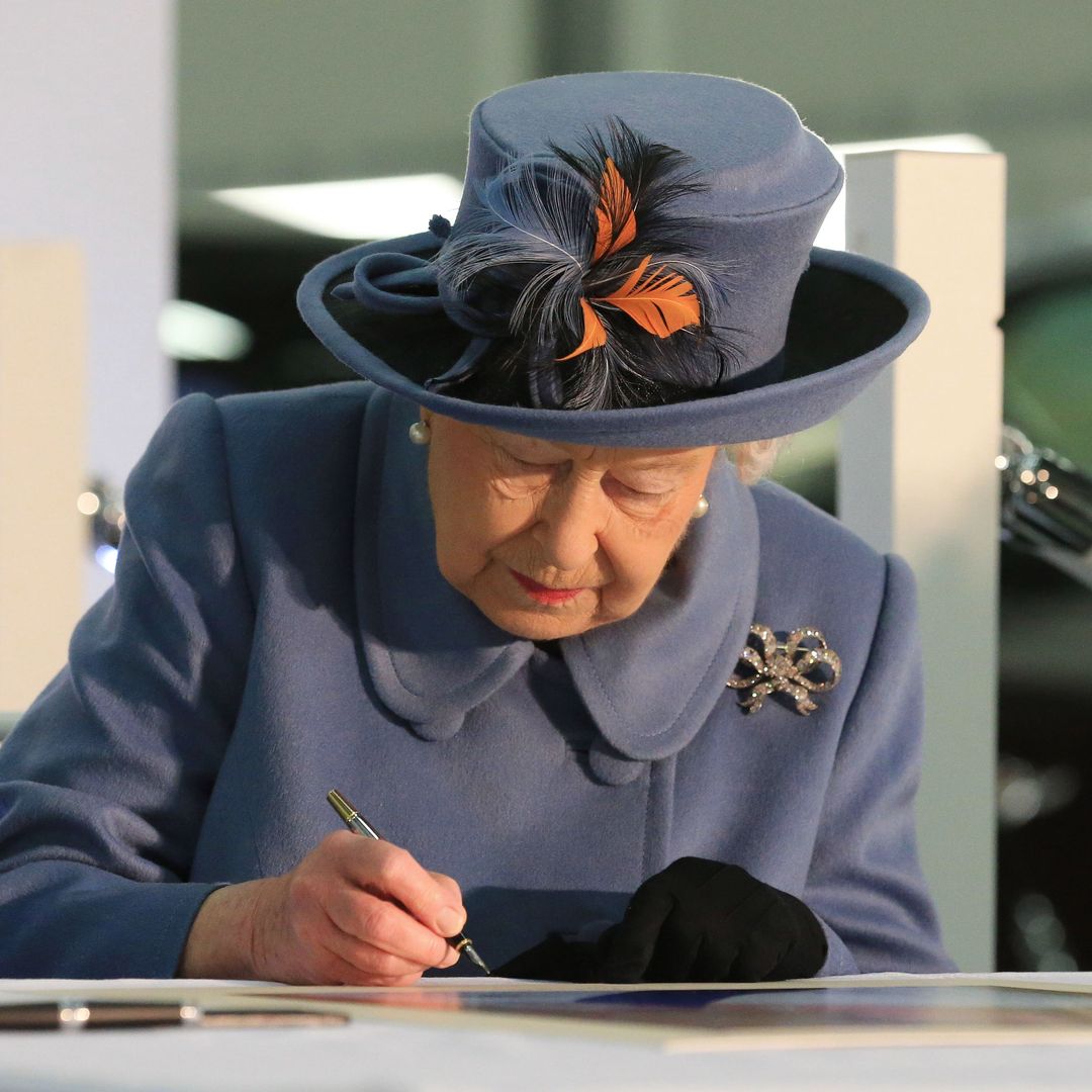 The late Queen's final diary entry revealed