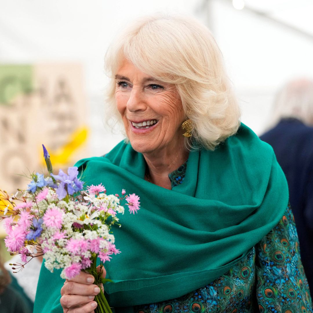Queen Camilla makes surprise appearance in animal print dress
