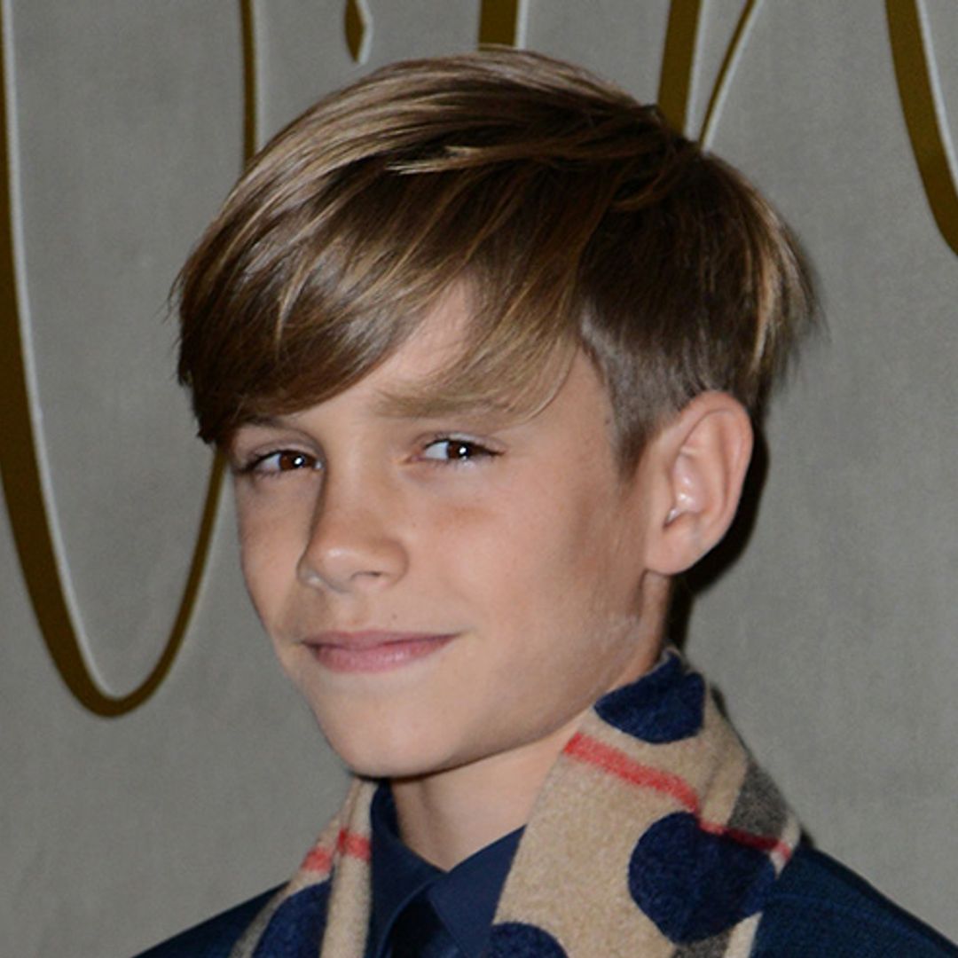 Romeo Beckham gets a piercing - and his fans approve!