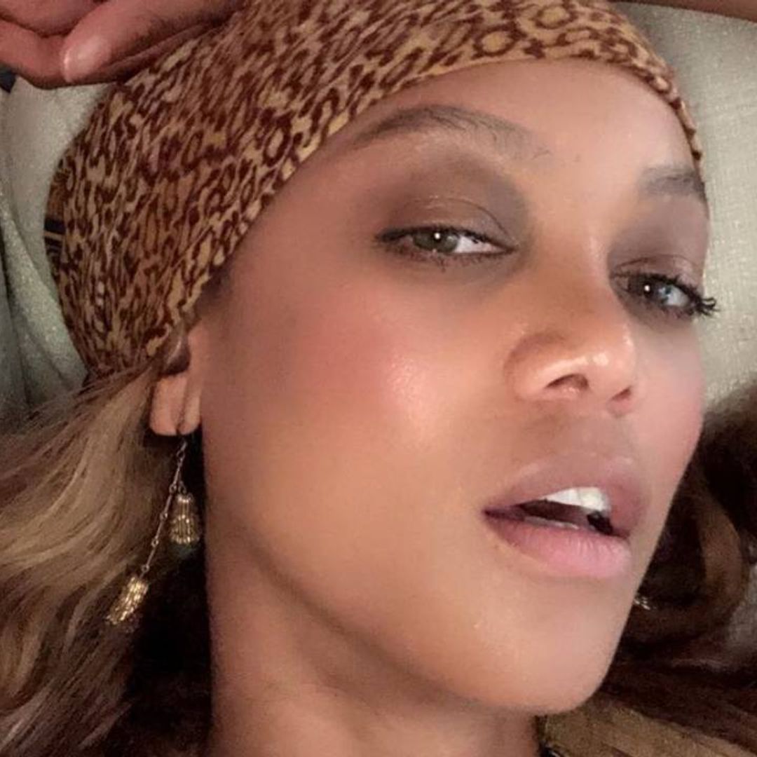 Tyra Banks stuns in barely there photos in her bed - and fans react