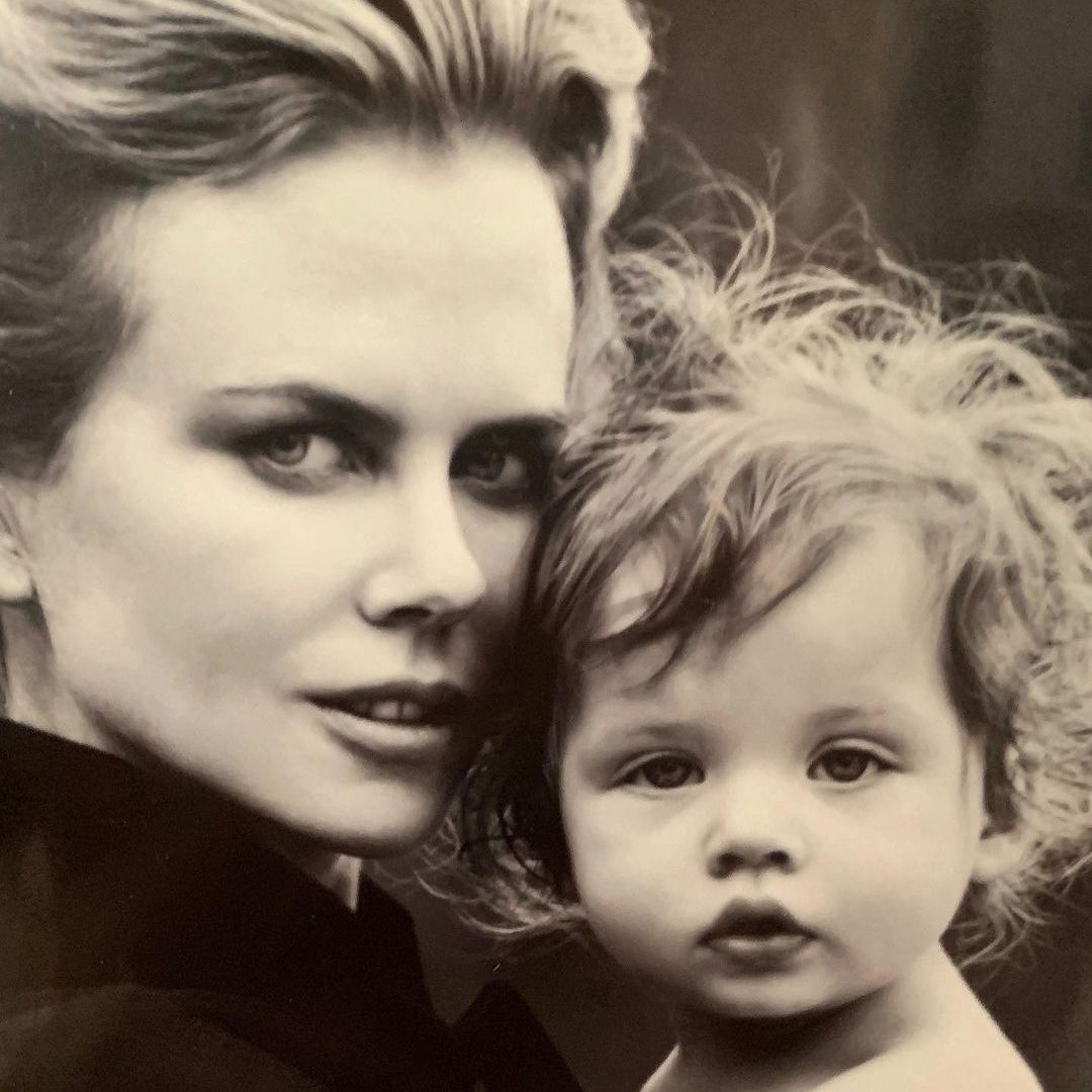 Nicole Kidman shares a baby photo of her daughter Faith on Instagram