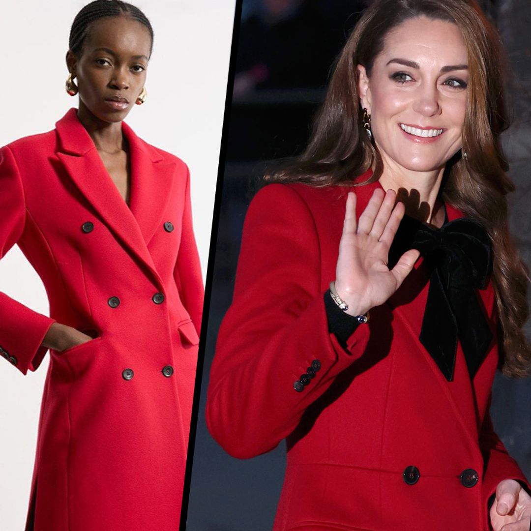 4 festive red coats to get the Princess Kate look for a lot less