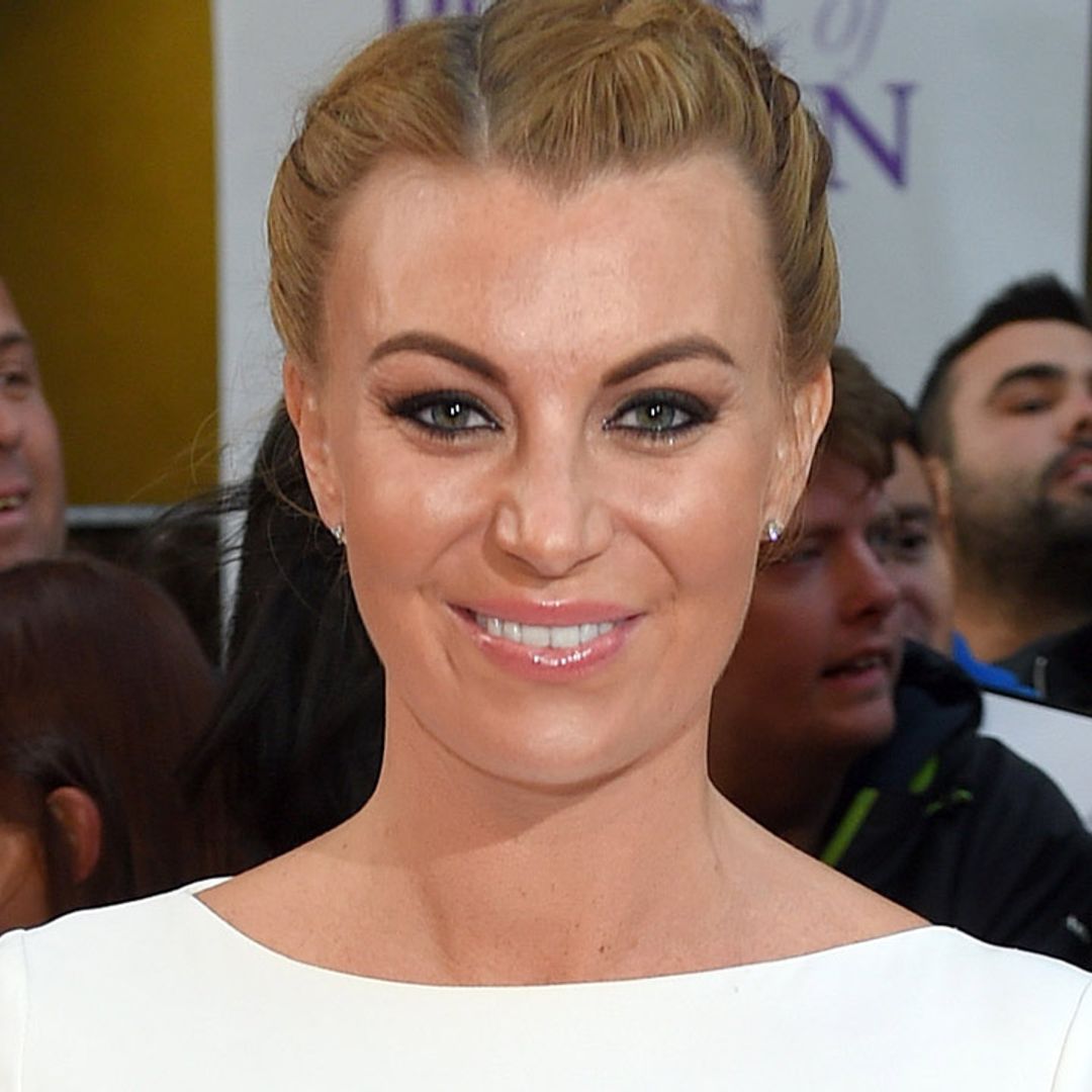 Billi Mucklow is wedding festival-ready in feathered mini bridal dress and cowboy boots