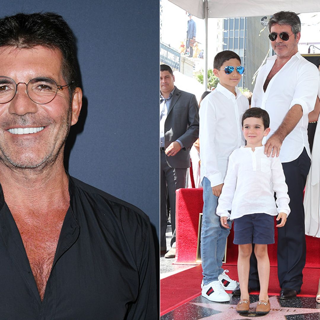 Simon Cowell's rarely-seen stepson Adam: sweet family photos with brother Eric