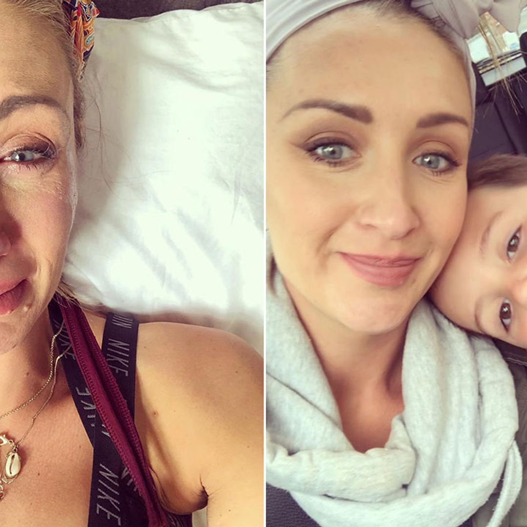 Tearful Catherine Tyldesley 'couldn't parent' son Alfie after mum was hospitalised with coronavirus