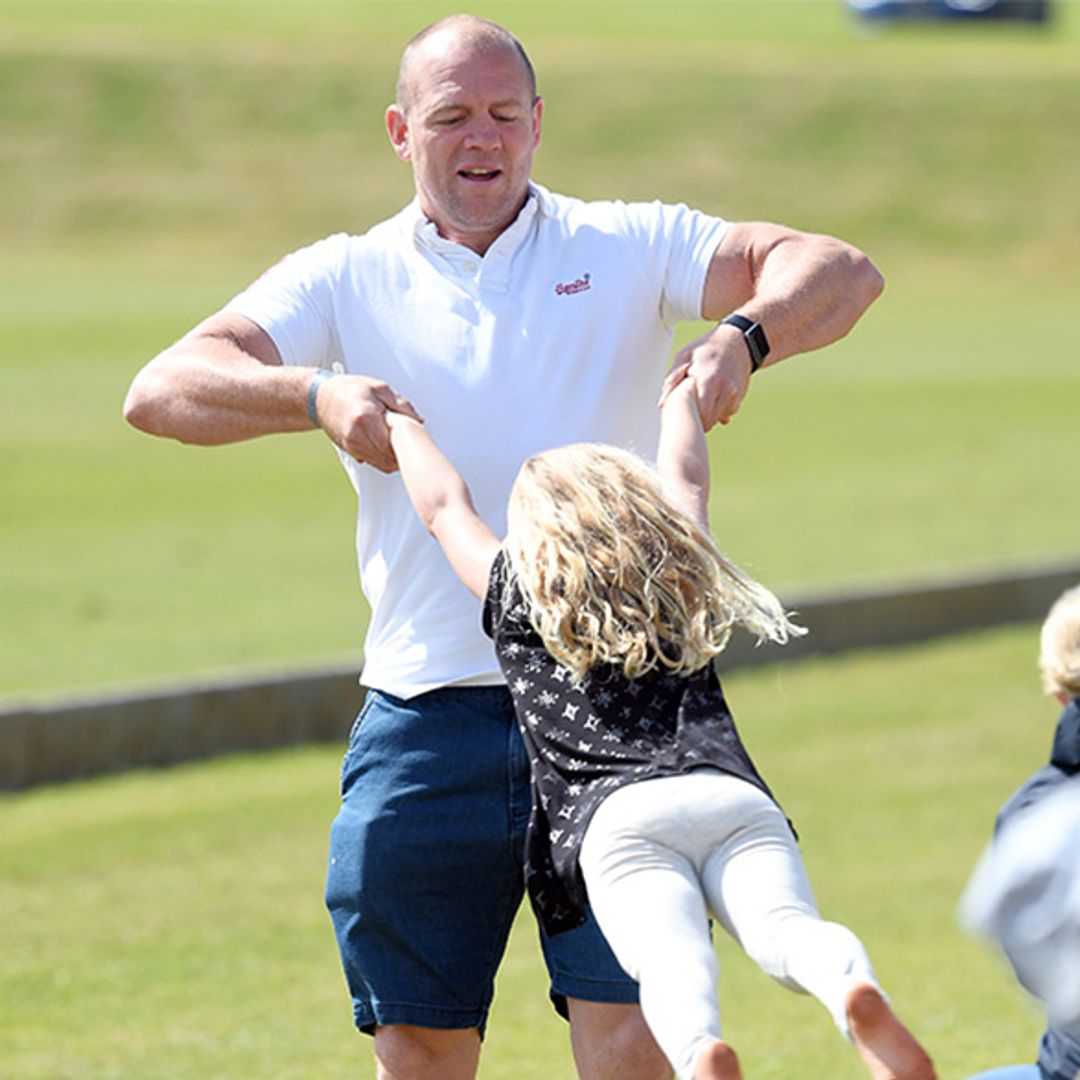 Split of Mike and Zara Tindall with Savannah Phillips