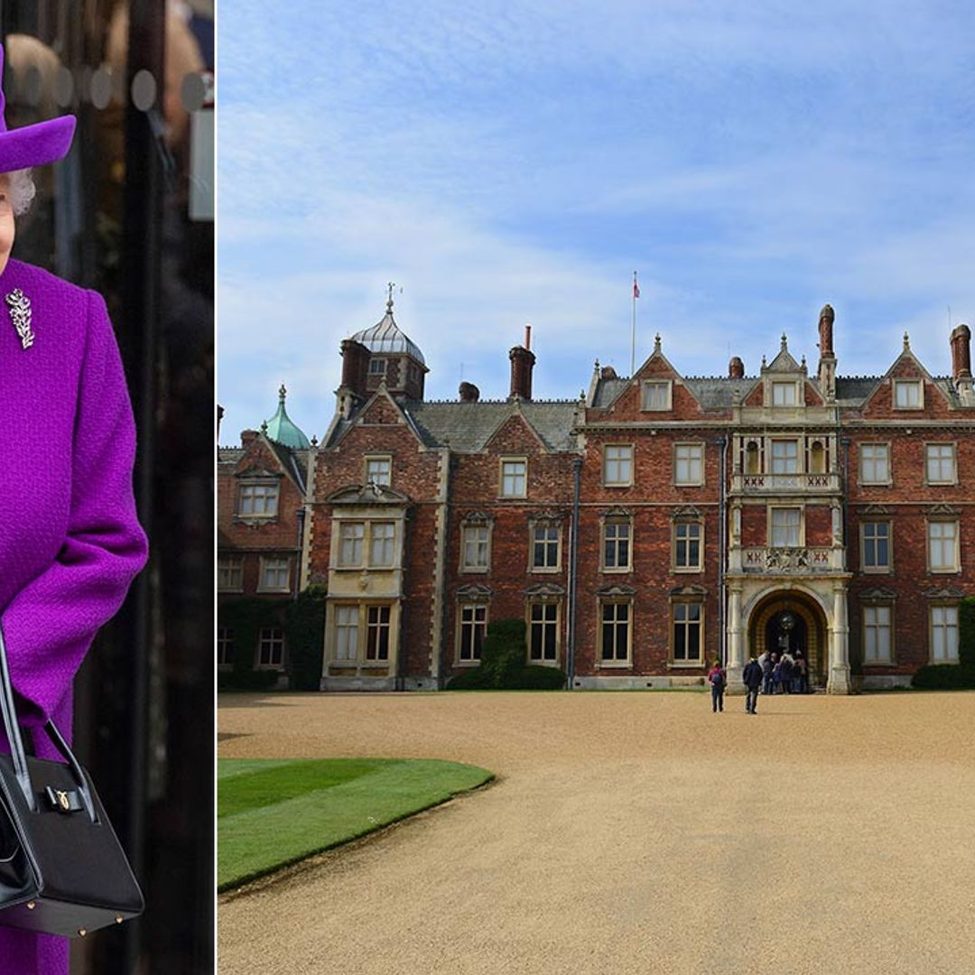 The Queen's breathtaking country home belongs on a holiday postcard