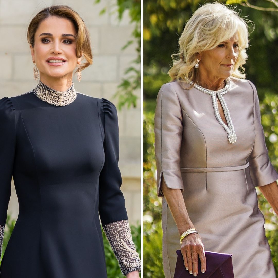 Best dressed guests at the royal Jordanian wedding:  Queen Rania, Jill Biden, and more