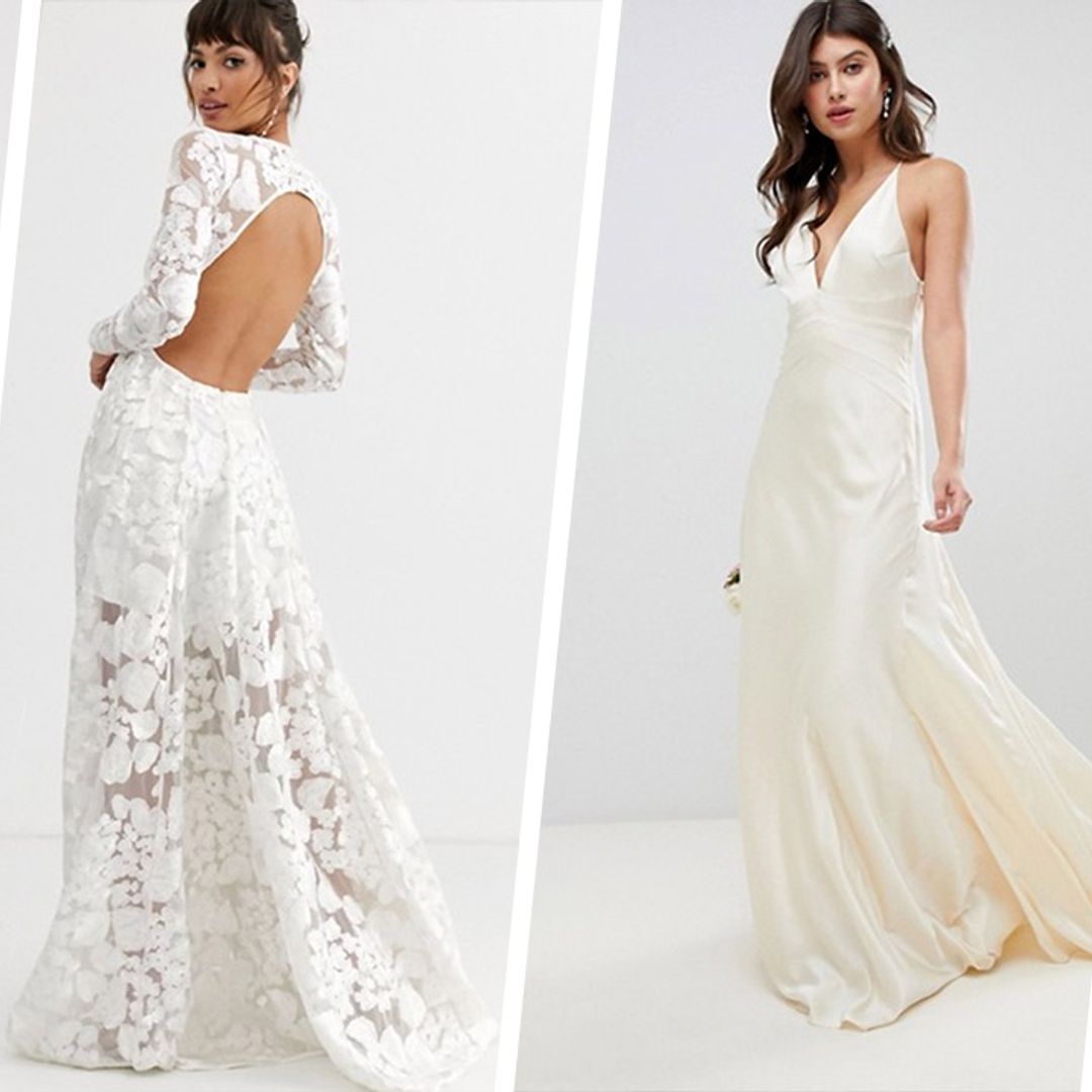 ASOS EDITION Louisa lace corset wedding dress with mesh skirt  Lace corset  wedding dress, Wedding dresses corset, Bridal dresses vintage