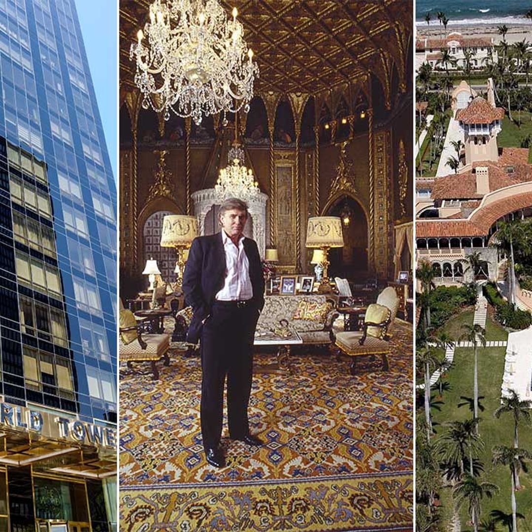 Donald Trump's jaw-dropping homes revealed: Where he will live from January