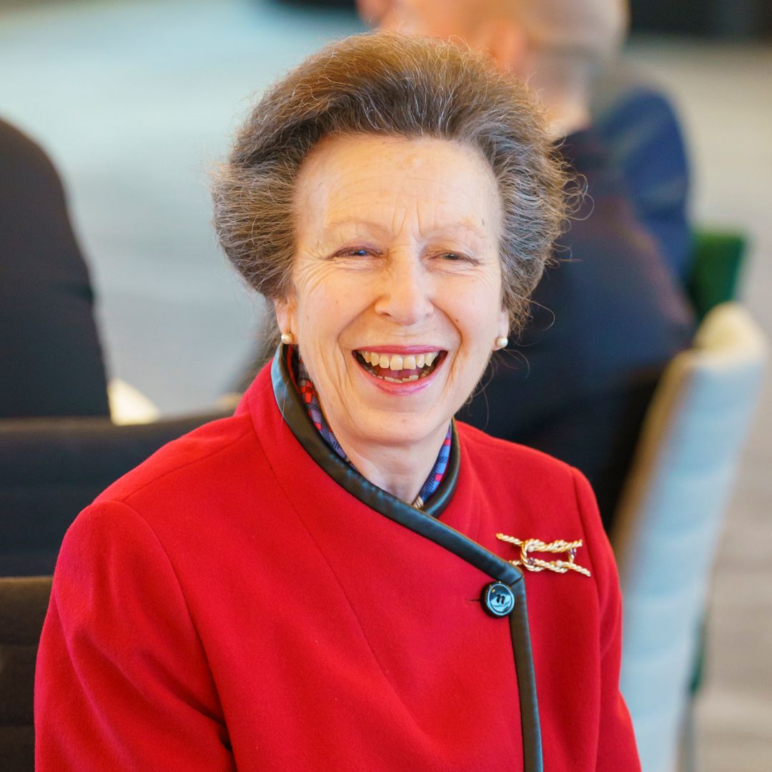Princess Anne looks ravishing in 10-year-old coat and symbolic accessory