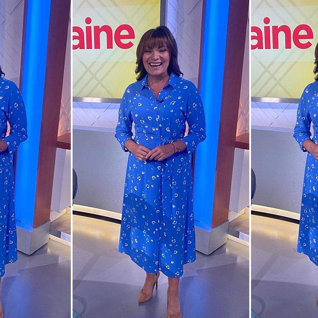 Lorraine Kelly's beautiful blue dress will transport you to the seaside