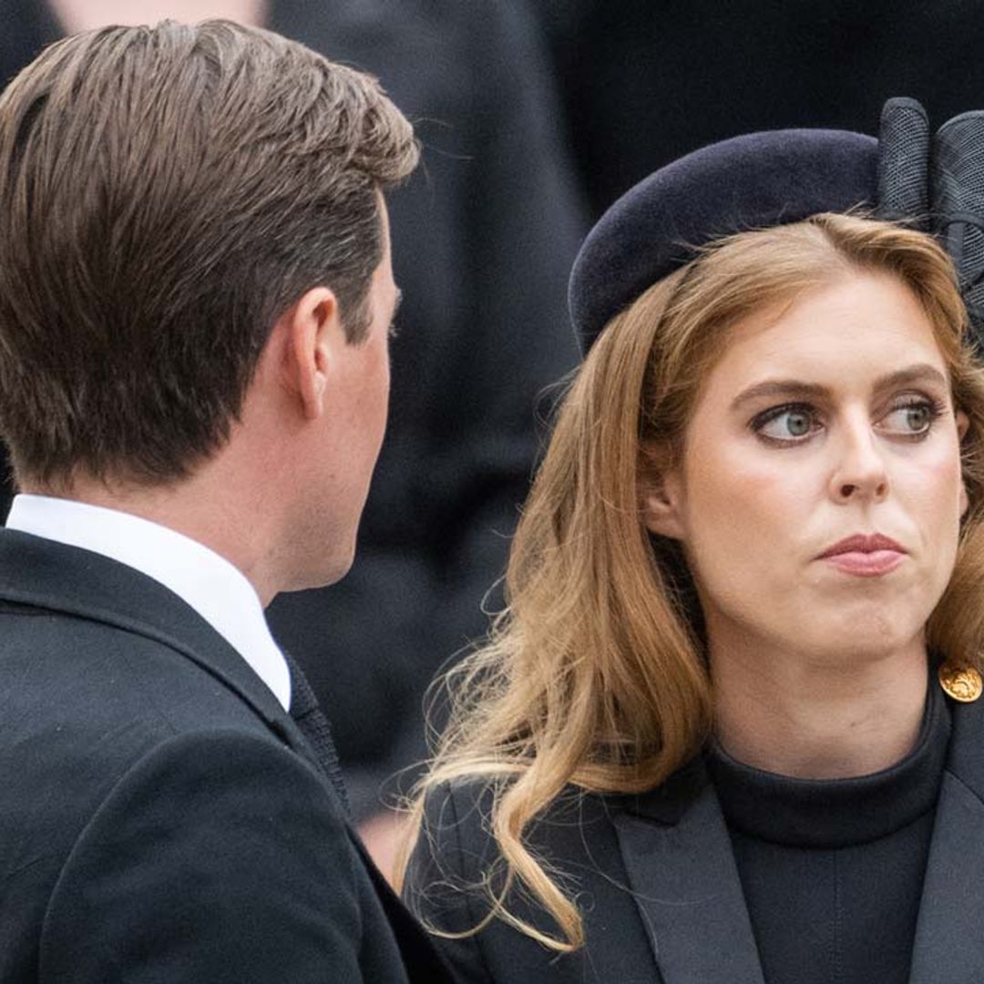 Princess Beatrice's husband Edoardo was her 'rock' during Queen's funeral - relationship expert explains