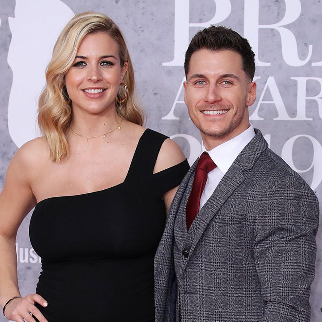 Gemma Atkinson shows off bump on first red carpet with Gorka Marquez since baby news