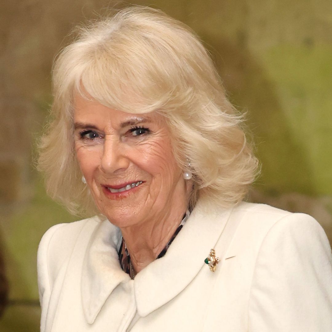 Queen Camilla reveals King Charles is 'doing extremely well' during first public engagement since cancer treatment