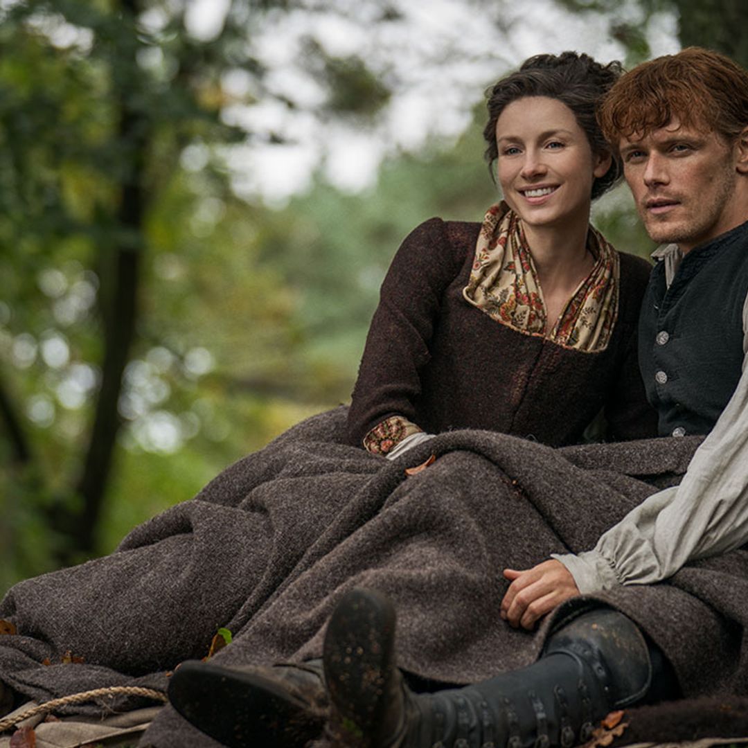 Outlander star Sam Heughan reveals HILARIOUS first reaction to meeting 'telly wife' Caitriona Balfe