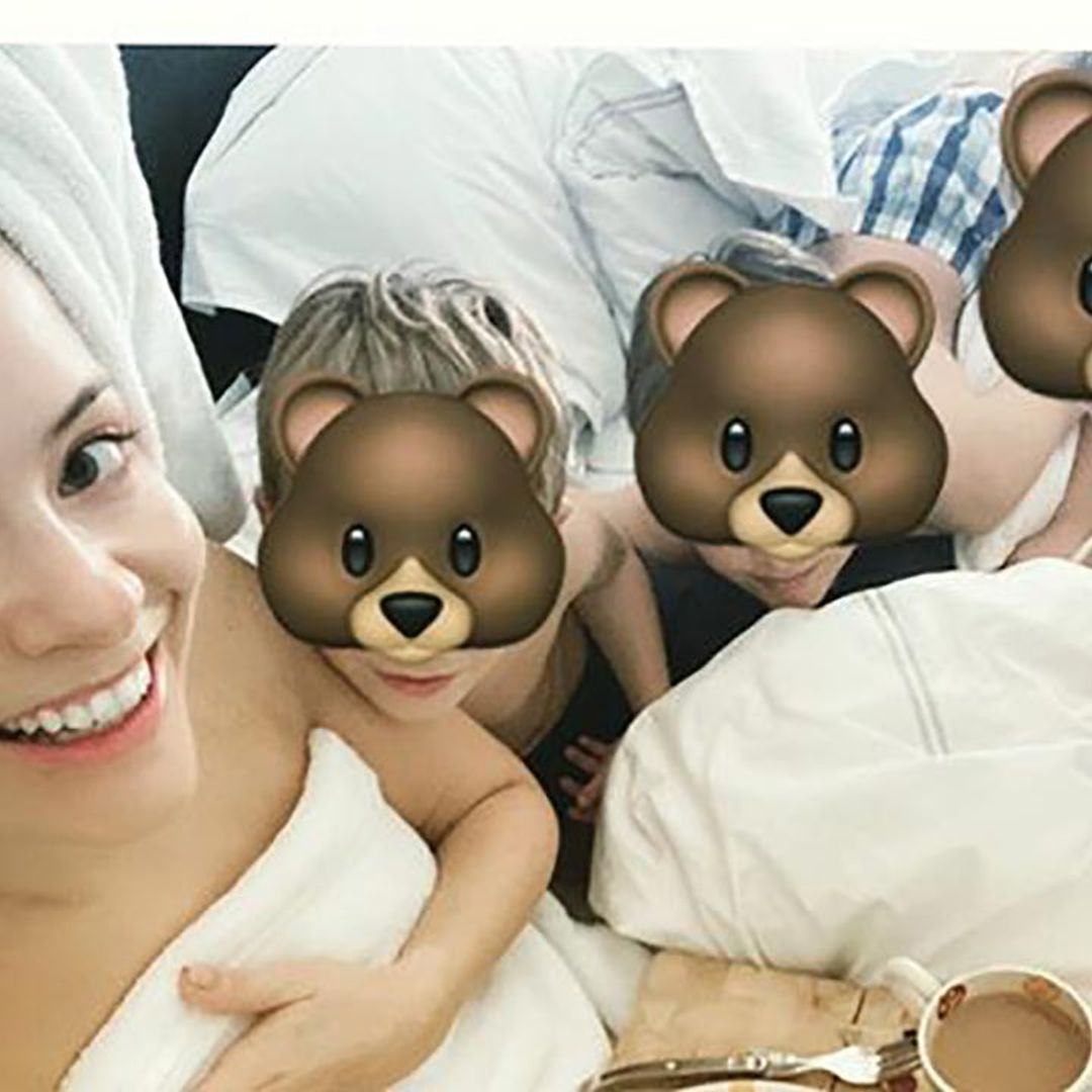 Holly Willoughby shows off her son Chester's 'one true love' – his adorable bunny