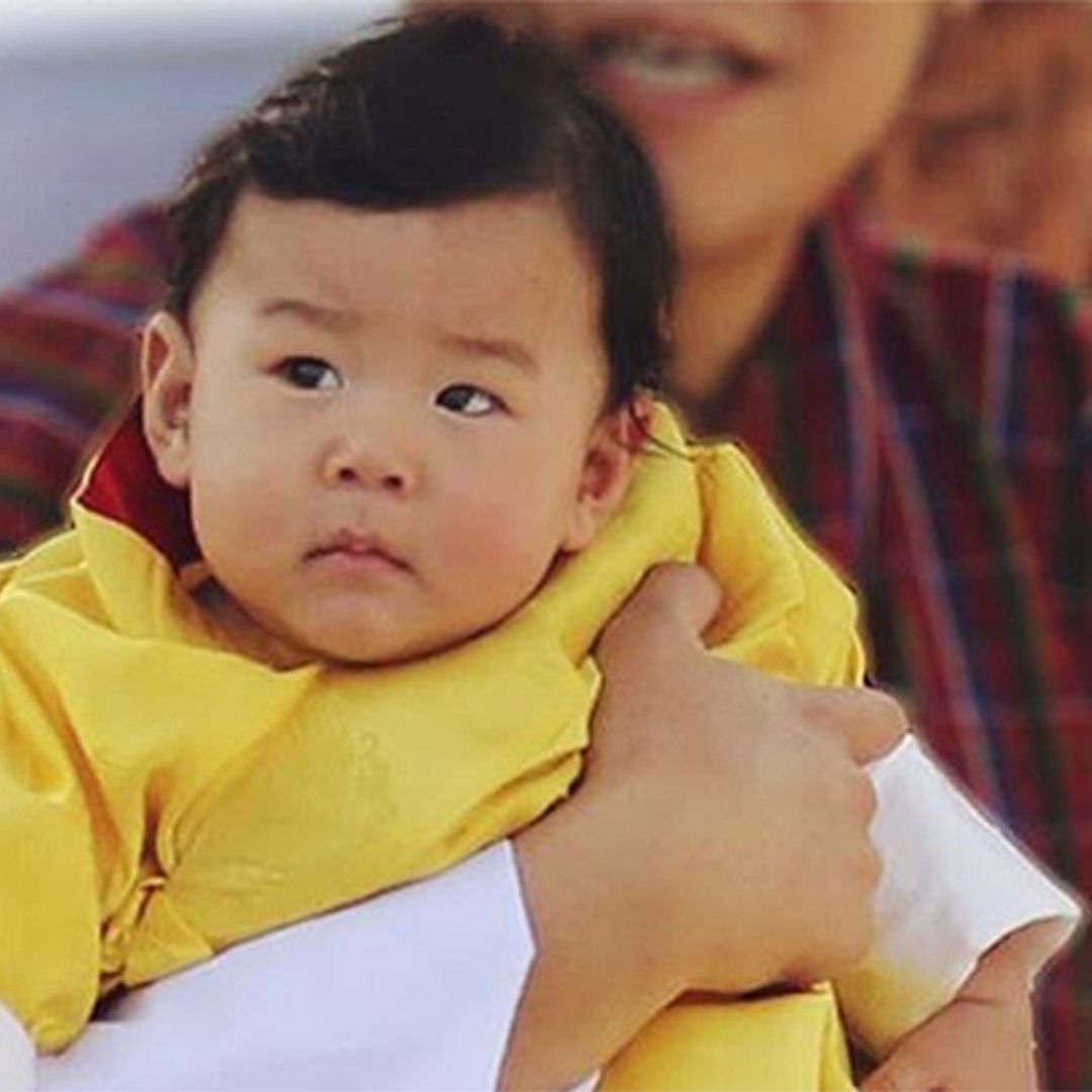 King and Queen of Bhutan proud to see baby boy 'grow up so quickly'