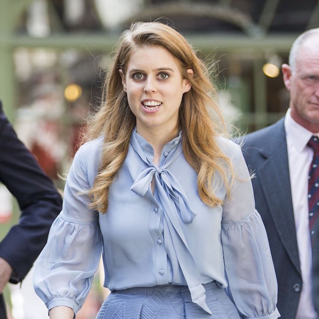 Princess Beatrice is SO beautiful in blue for female empowerment event