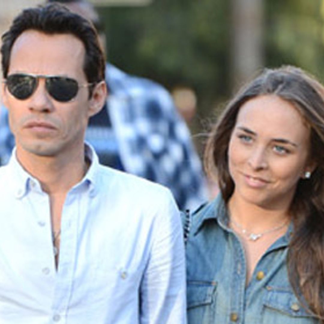 Marc Anthony and Chloe Green pictured together on family holiday