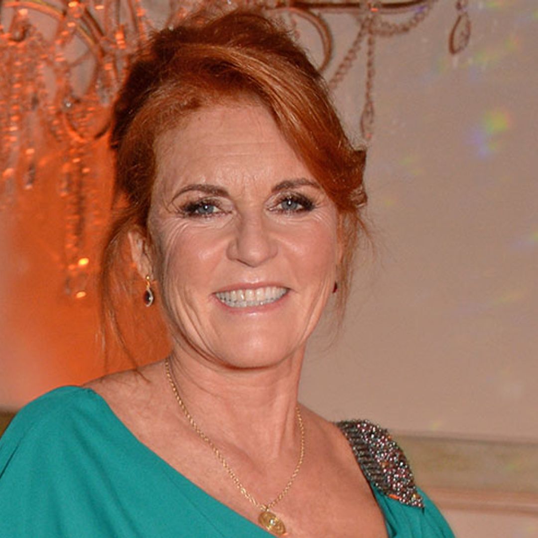 Sarah Ferguson's white coat has THE most glamorous detail - and we almost missed it
