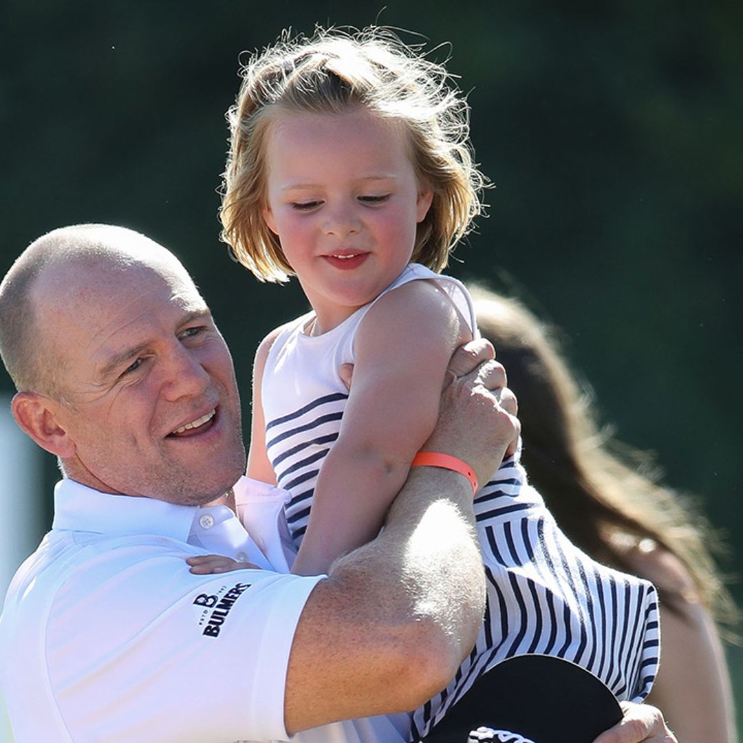 Mike Tindall jokes about daughter Mia's first day back to school