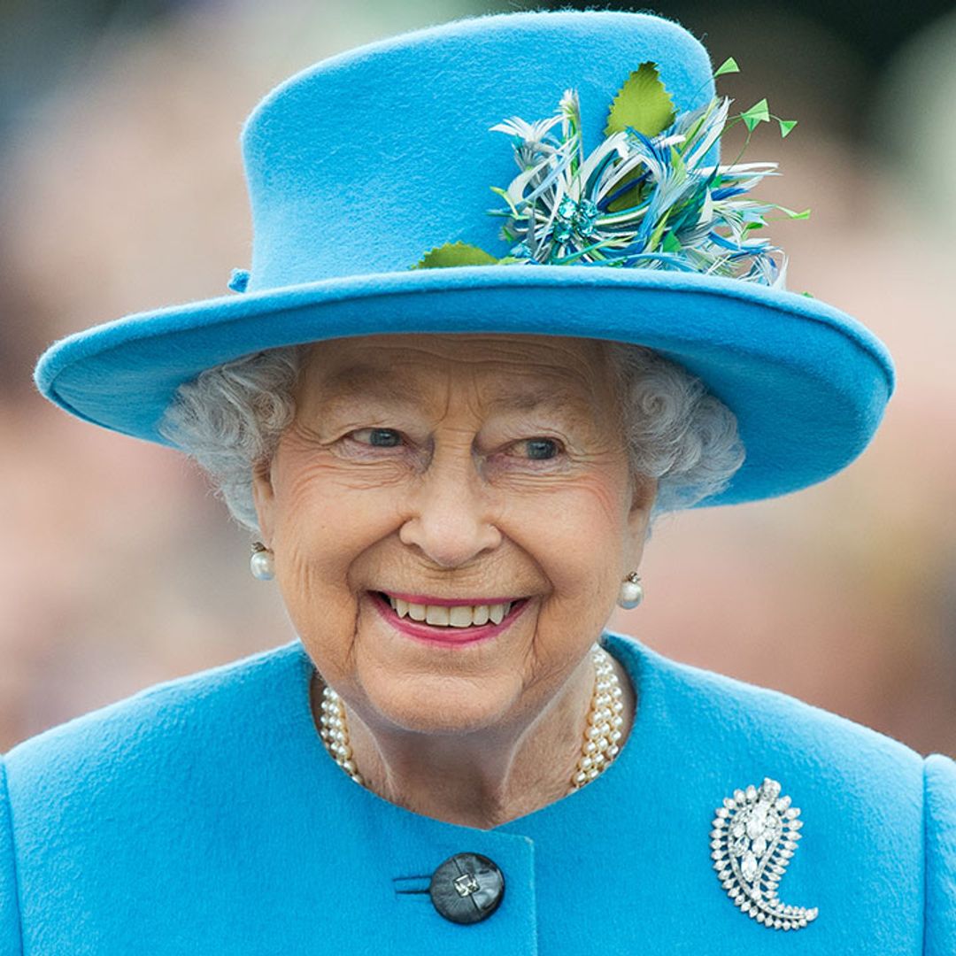 The Queen wows in a bright teal outfit for a Church service in Windsor