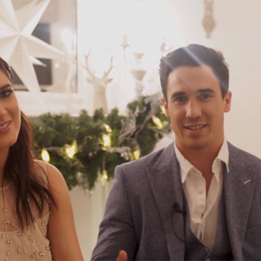 Binky Felstead and Josh Patterson prepare for baby India's first Christmas