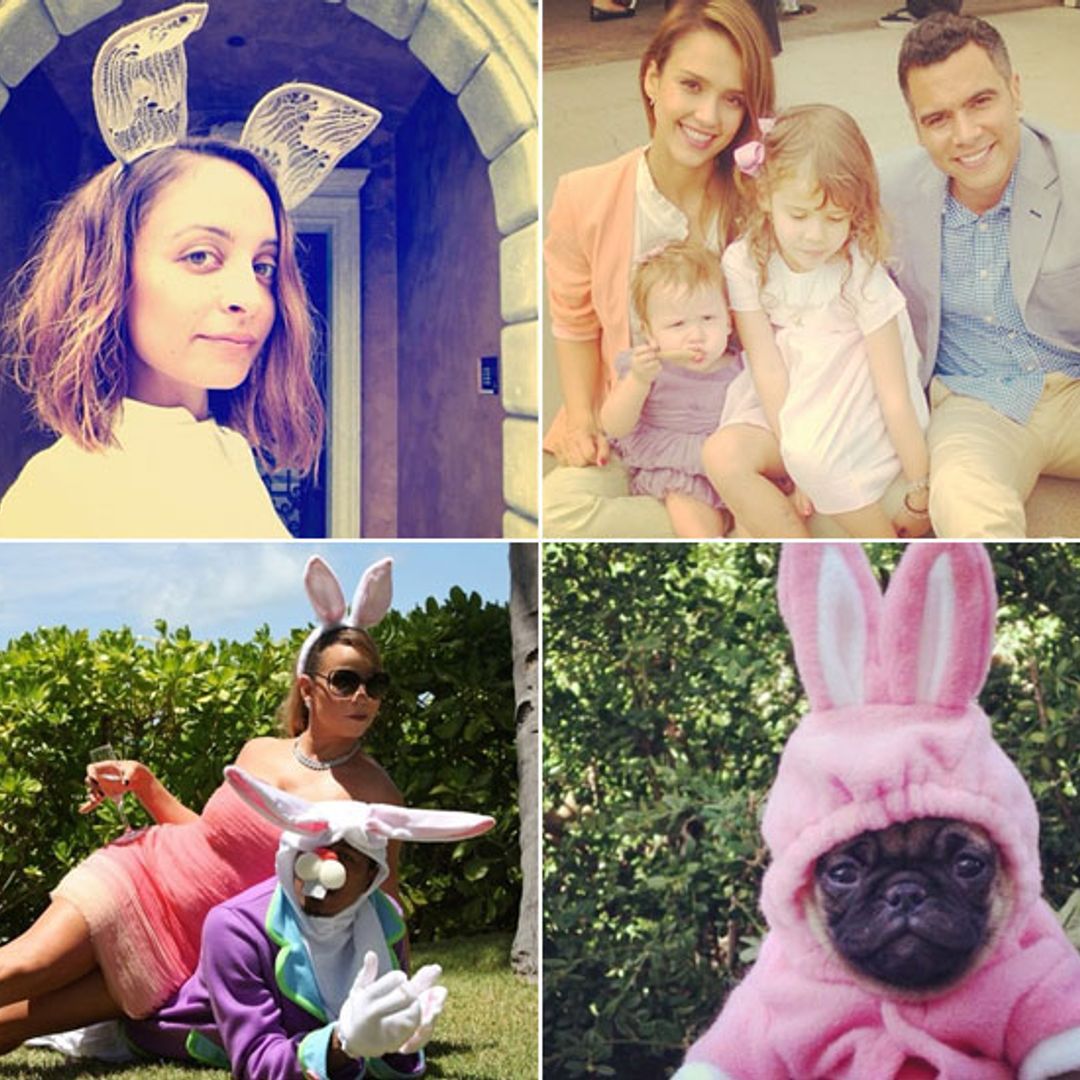 Jessica Alba shares family photo with her little chicks Honor and Haven as the stars celebrate Easter weekend