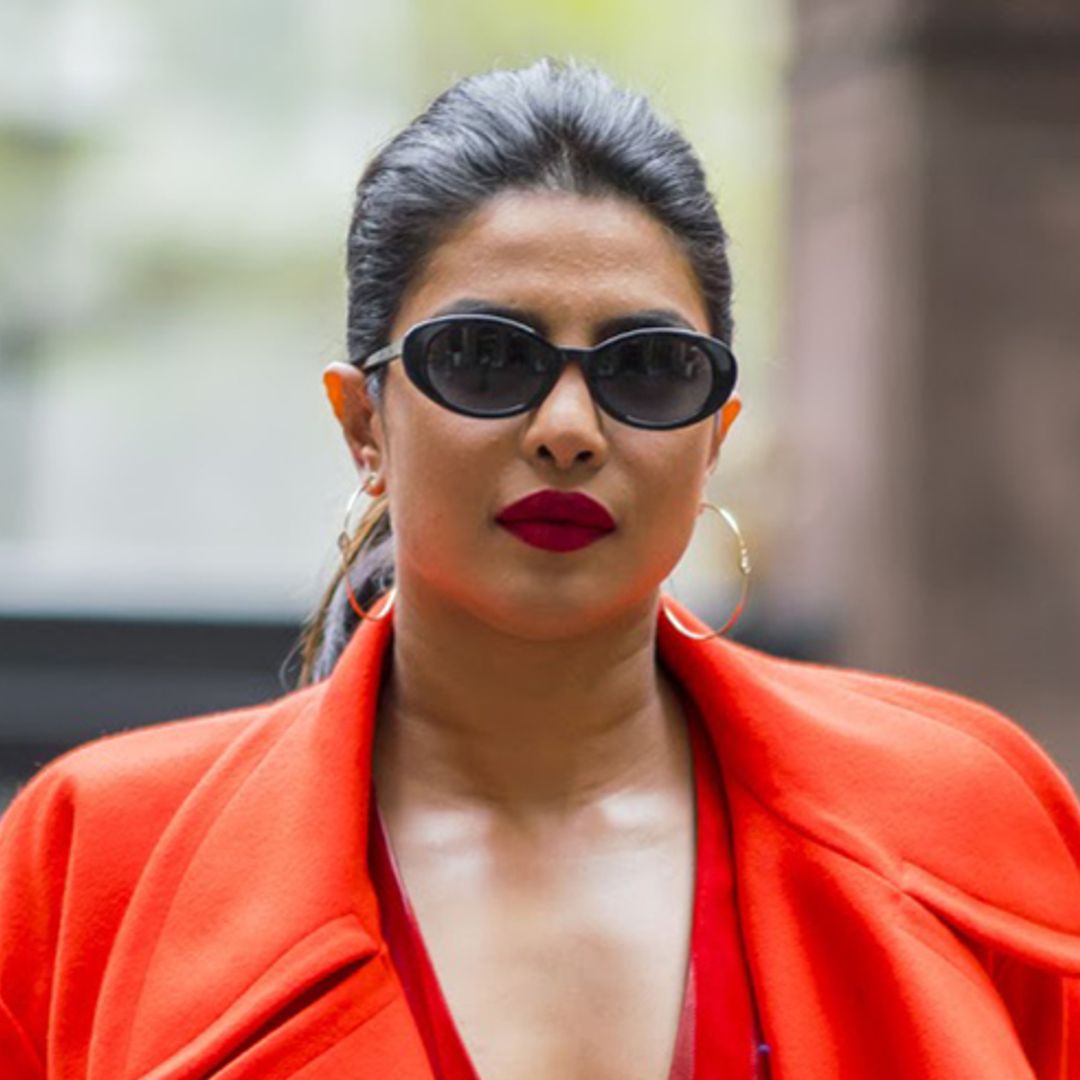 Meghan Markle's close friend Priyanka Chopra stops traffic in stunning red outfit