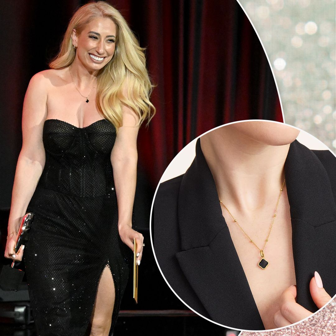Fans say Stacey Solomon’s gorgeous red carpet necklace has Van Cleef & Arpels vibes - and I’ve found it on sale