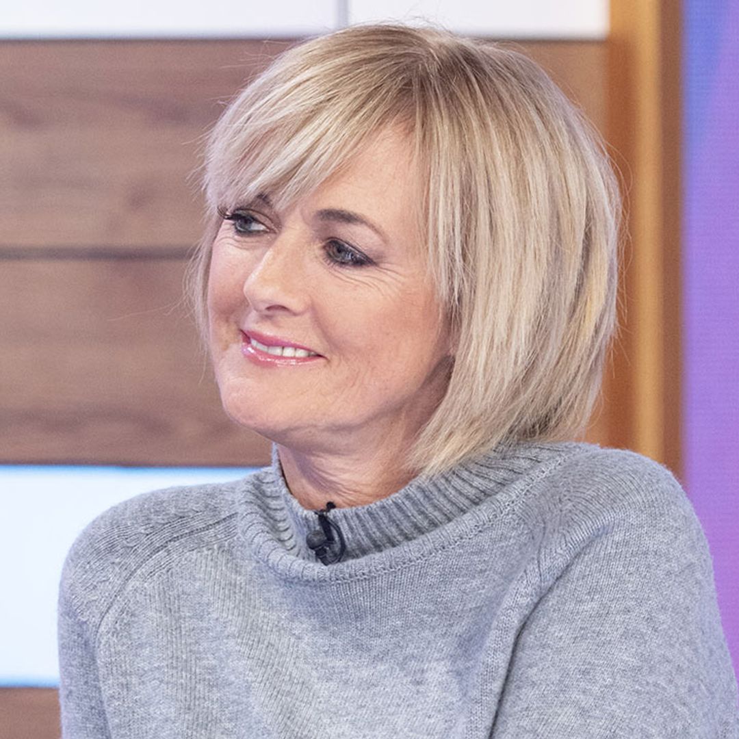 Loose Women’s Jane Moore wows viewers in a white high-neck blouse and trousers