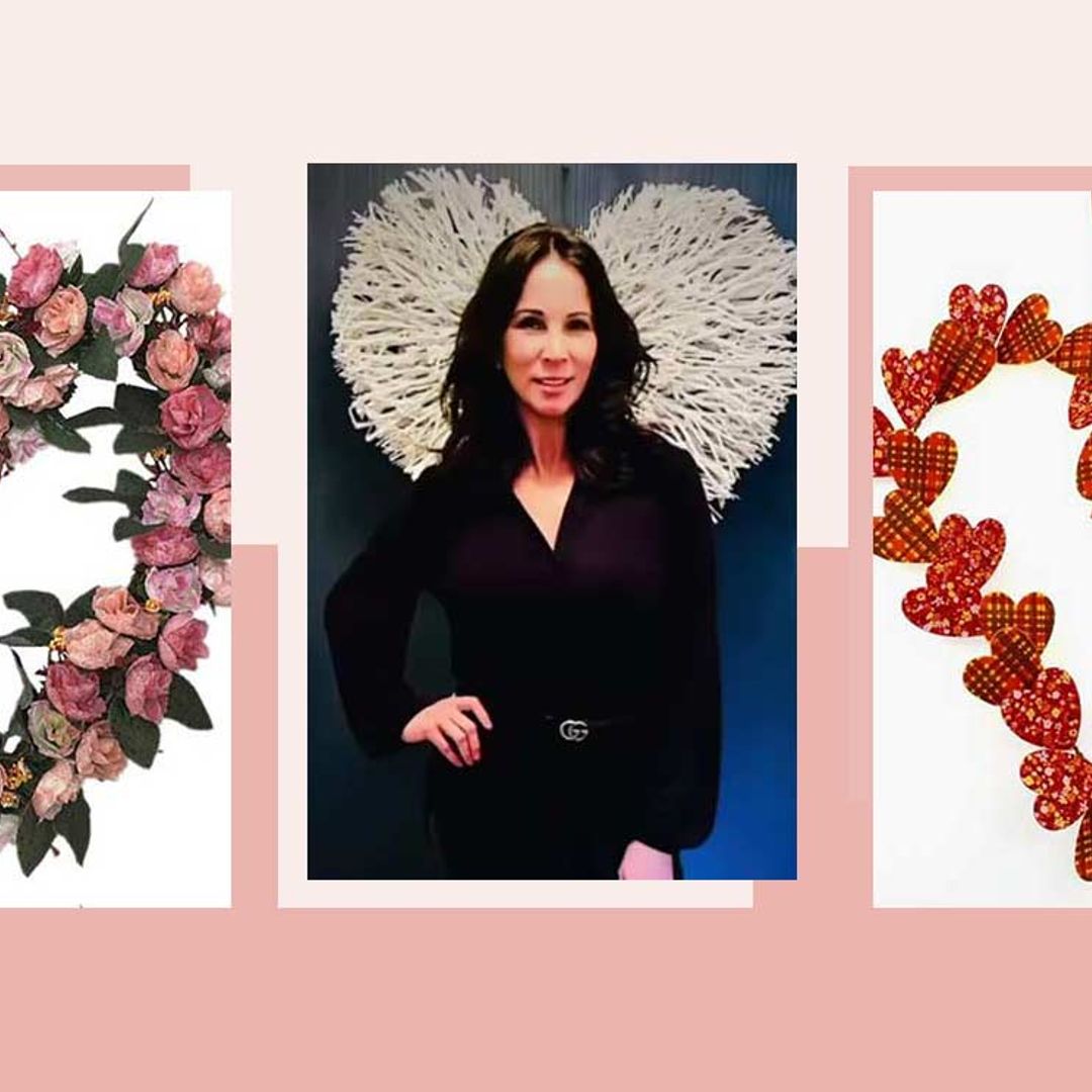 7 best heart-shaped wreaths for Valentine's Day inspired by Andrea McLean