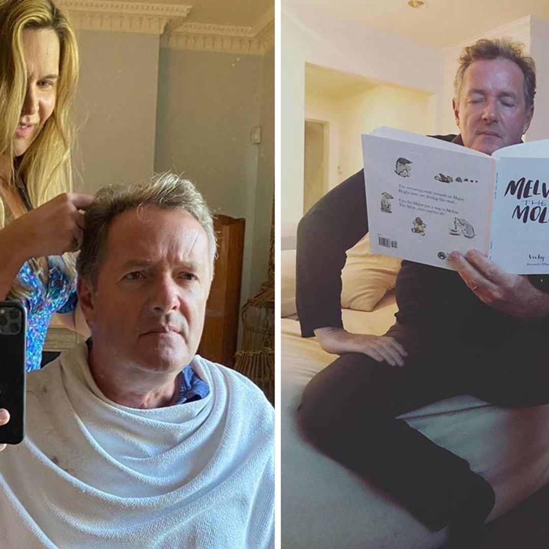 Piers Morgan's wife reveals unexpected way he's recovering after COVID-19 test