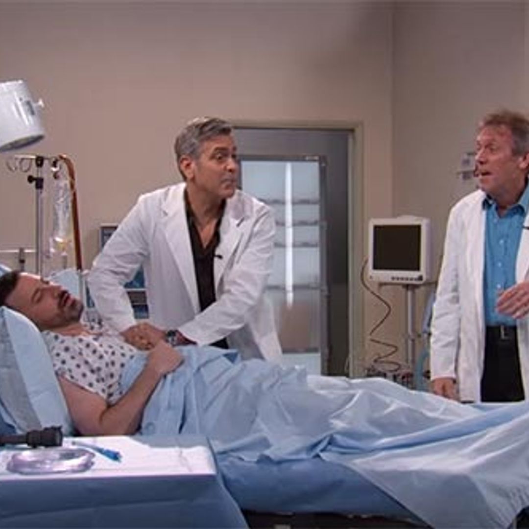 George Clooney is back in his medical gown! See him in an ER-House mash up