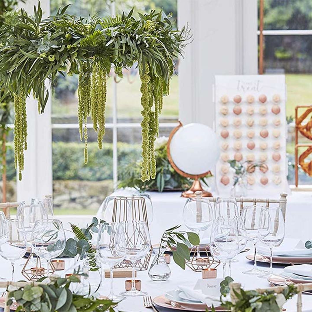 Ginger Ray's new collection has everything you need for an Instagrammable wedding