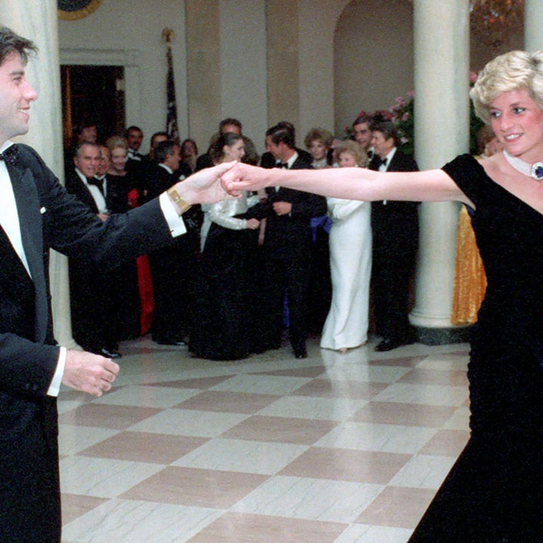 Princess Diana's iconic John Travolta dance gown is up for sale - and the story behind it is magical