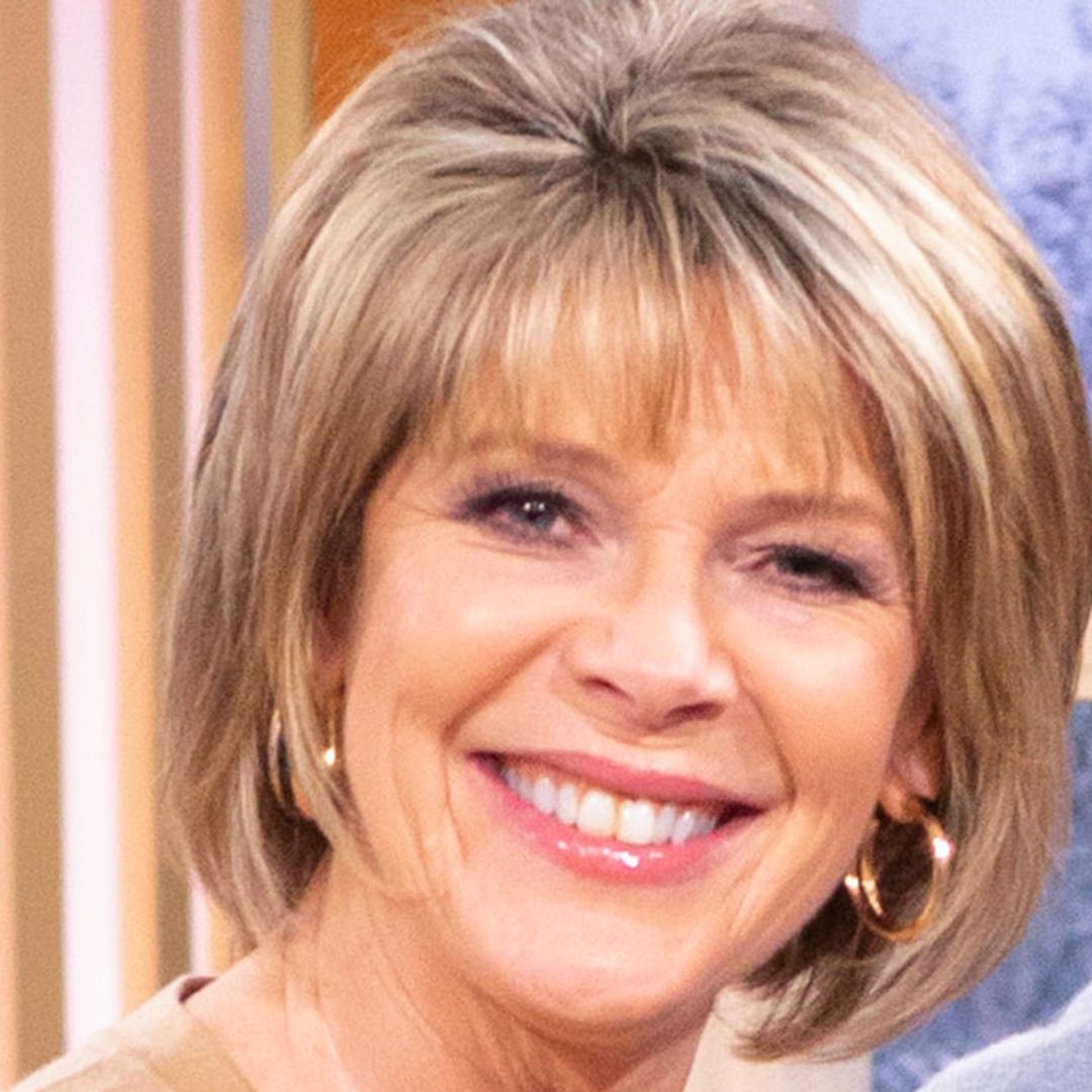 Ruth Langsford's grey snakeskin shirt is the talk of This Morning
