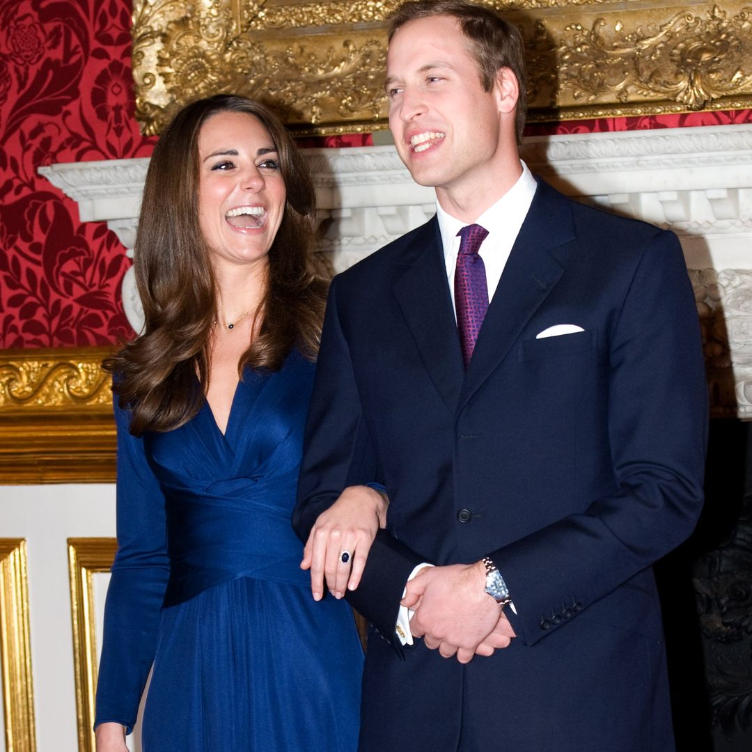 King Charles's cheeky 5-word quip to Prince William and Princess Kate's engagement - watch