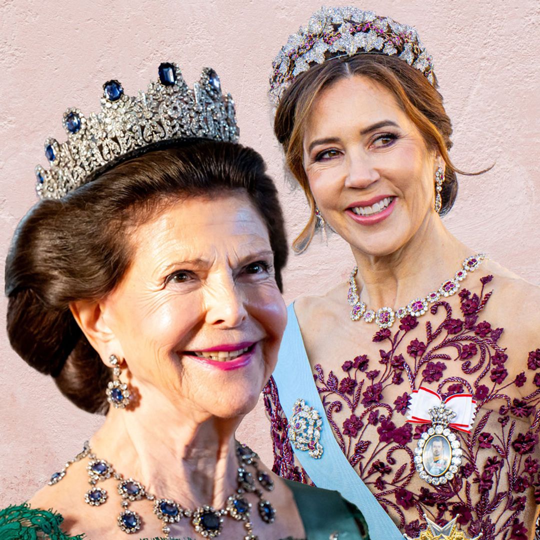 Queen Mary dazzles in breathtaking tiara moment at Danish state banquet - best photos