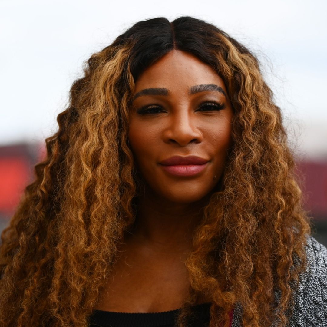 Serena Williams shows off radiant beauty in gray dress