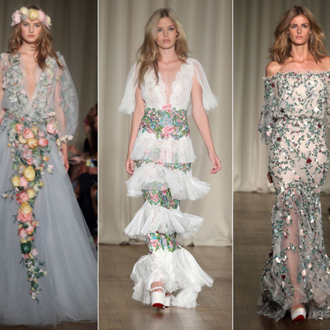 Georgia May Jagger opens Marchesa's first ever London Fashion Week show in style