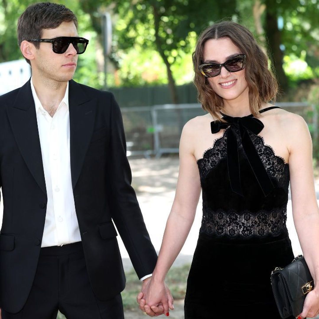 Keira Knightley stuns in the perfect LBD at Chanel's Haute Couture show