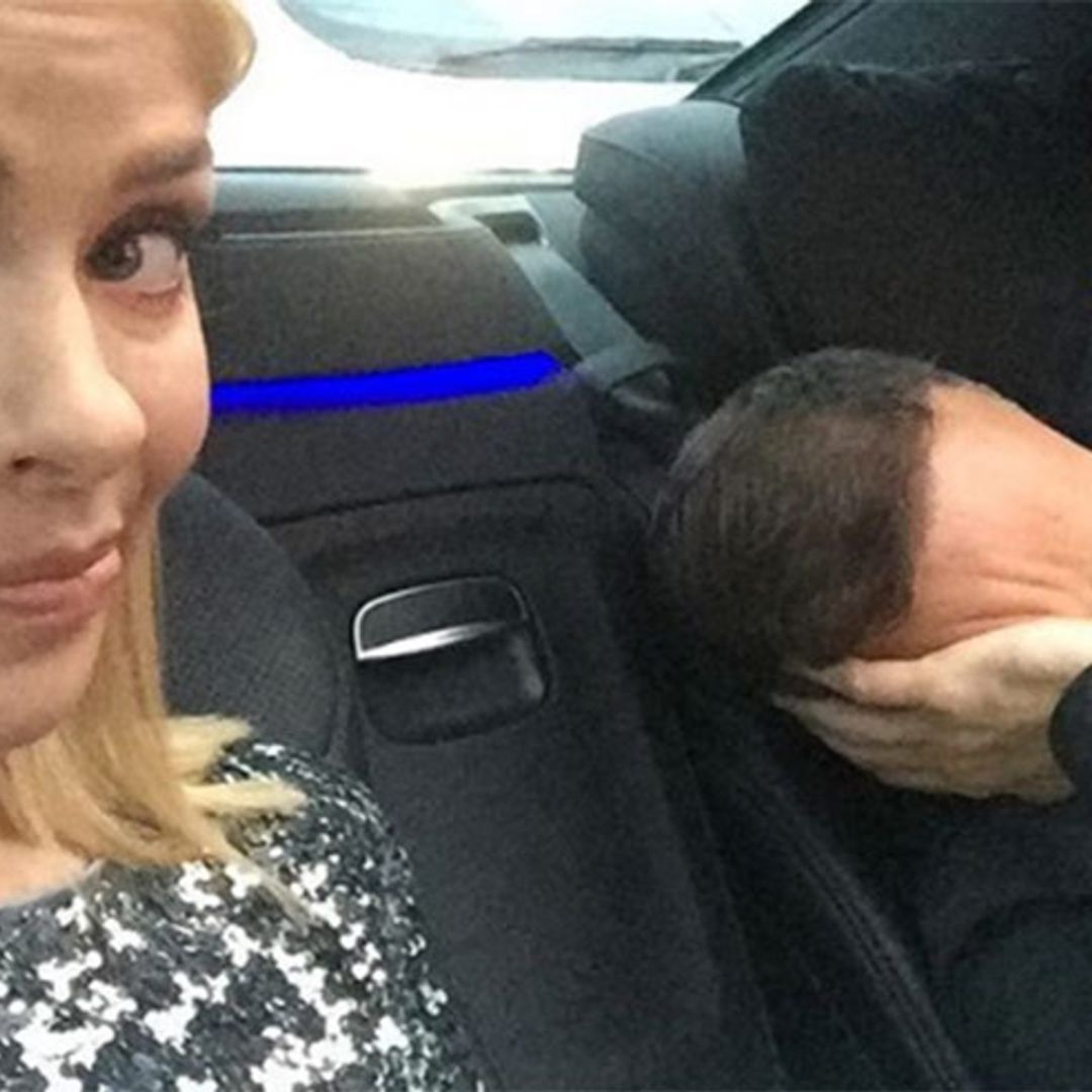 Holly Willoughby stuck in traffic on the way to the Brits!