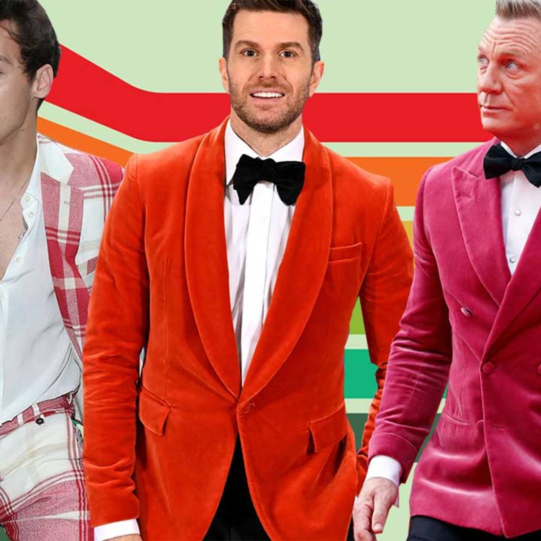 Best bright suits for men inspired by Joel Dommett, Daniel Craig & Harry Styles