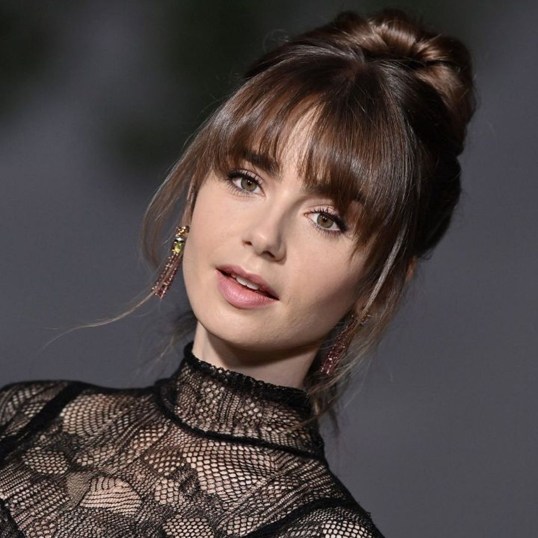 Lily Collins reveals the exact moment her Emily in Paris fringe was cut by her hairstylist