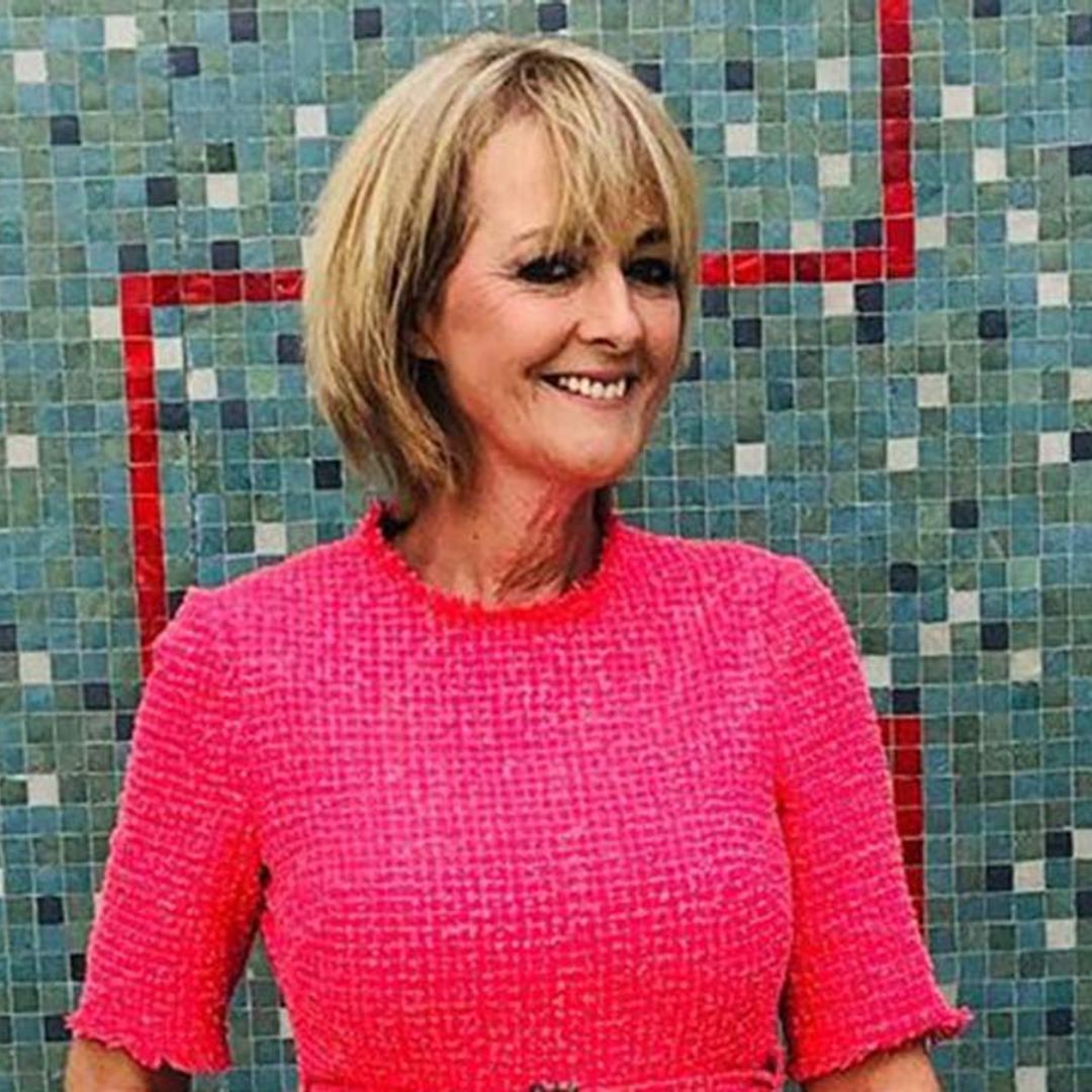 Jane Moore stuns in gorgeous designer-inspired pink blouse  - and it's in the sale!