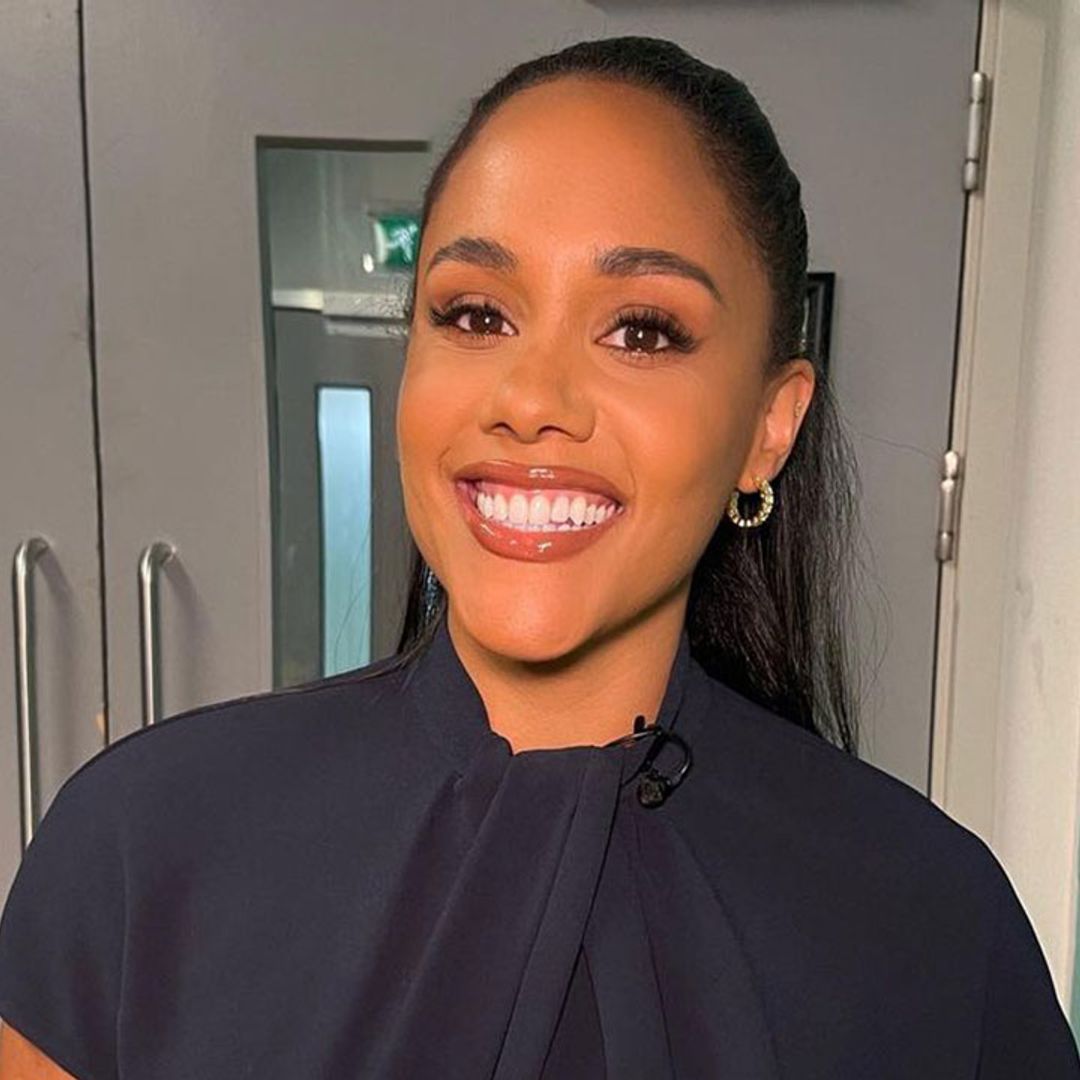 Alex Scott dials up the glam at Tokyo Olympics with chic black jumpsuit